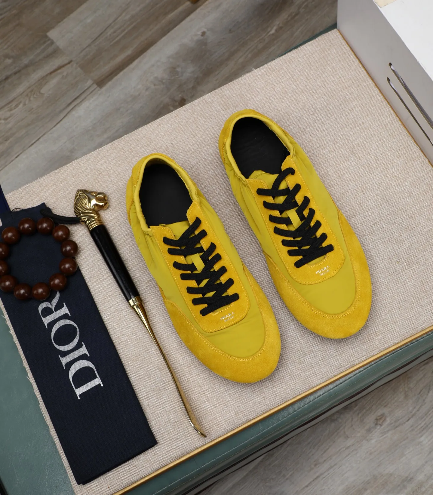 Men's shoes 💰460 [PRADA] Popular items in men's shoe counters, synchronized with the official website, high-quality shipments ✔️Original cowhide + cowhide lining, 1🆚1 replica, original original outsole, 38-45 (customized for 45, non-refundable)